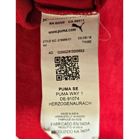 Puma x Sonic The Hedgehog Mens Dr Eggman T Shirt Medium Red Crew Streetwear Tee - Picture 5 of 7